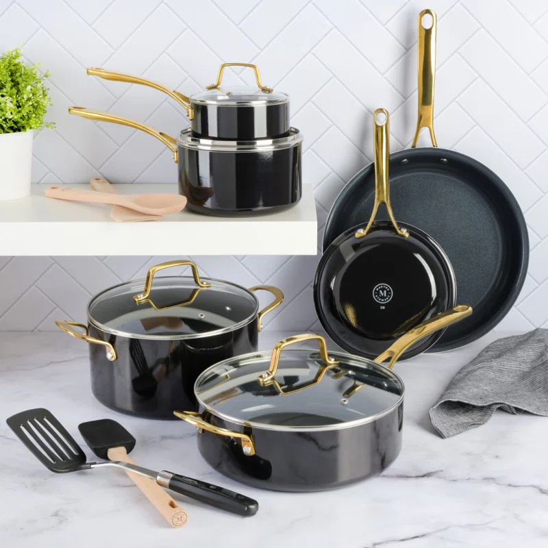 Martha Stewart Martha Stewart 14 Piece Non-stick Cookware Combo Set