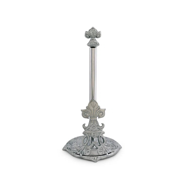 Arthur Court Designs Fleur De Lis Metal Paper Towel Holder