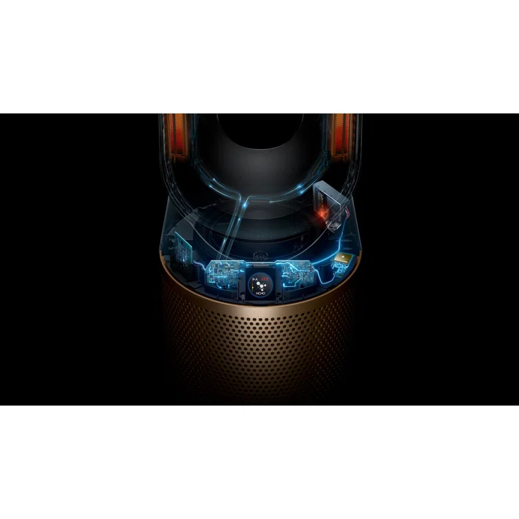 Dyson Dyson Hp09 Purifier Hot + Cool Formaldehyde Purifying Fan, White/gold