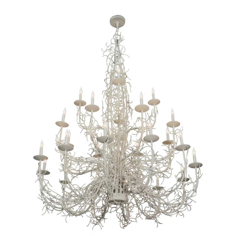 2nd Ave Lighting Twigs 24 - Light Dimmable Empire Chandelier