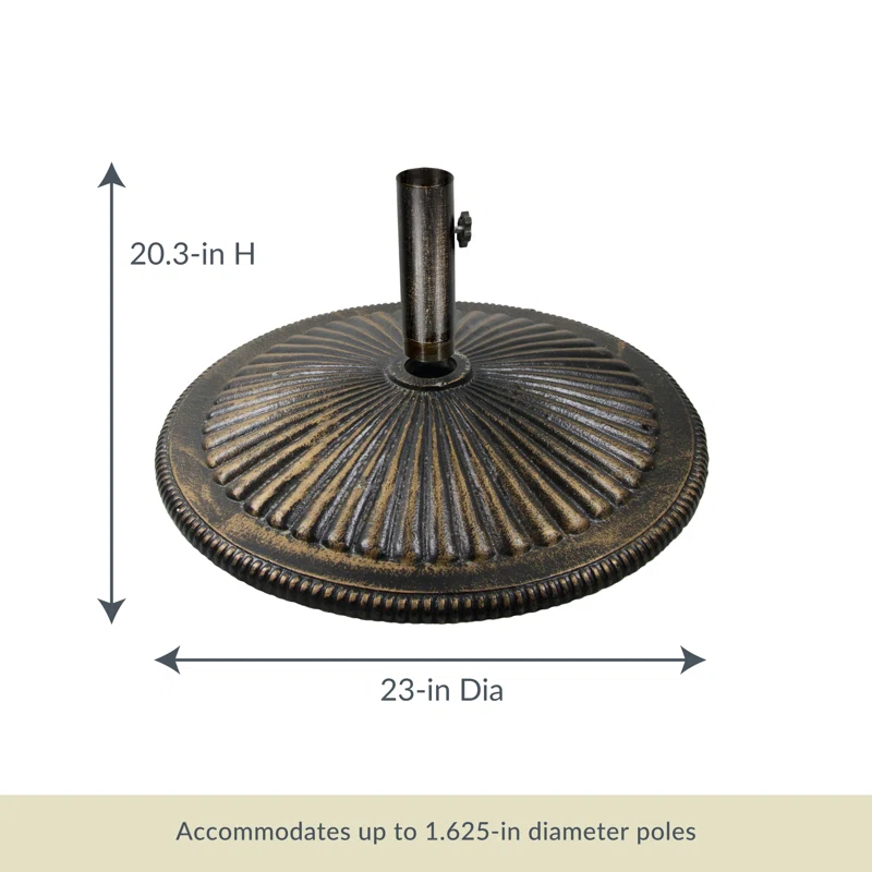 Blue Wave Products 50 Lb. Cast Iron Umbrella Base