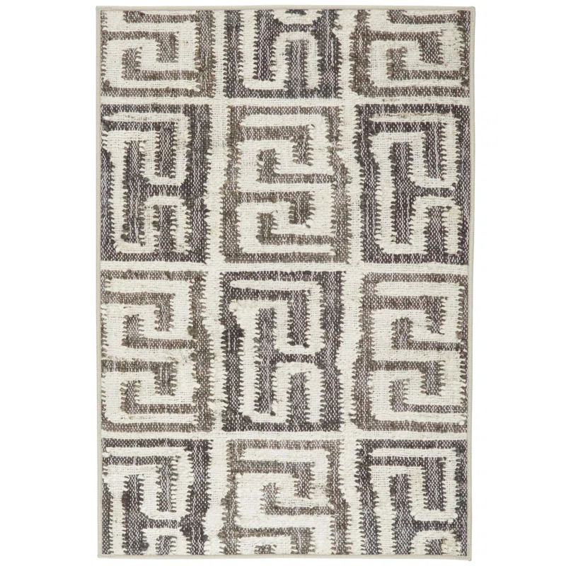 Dash and Albert Rugs Auricula Natural Machine Washable Rug