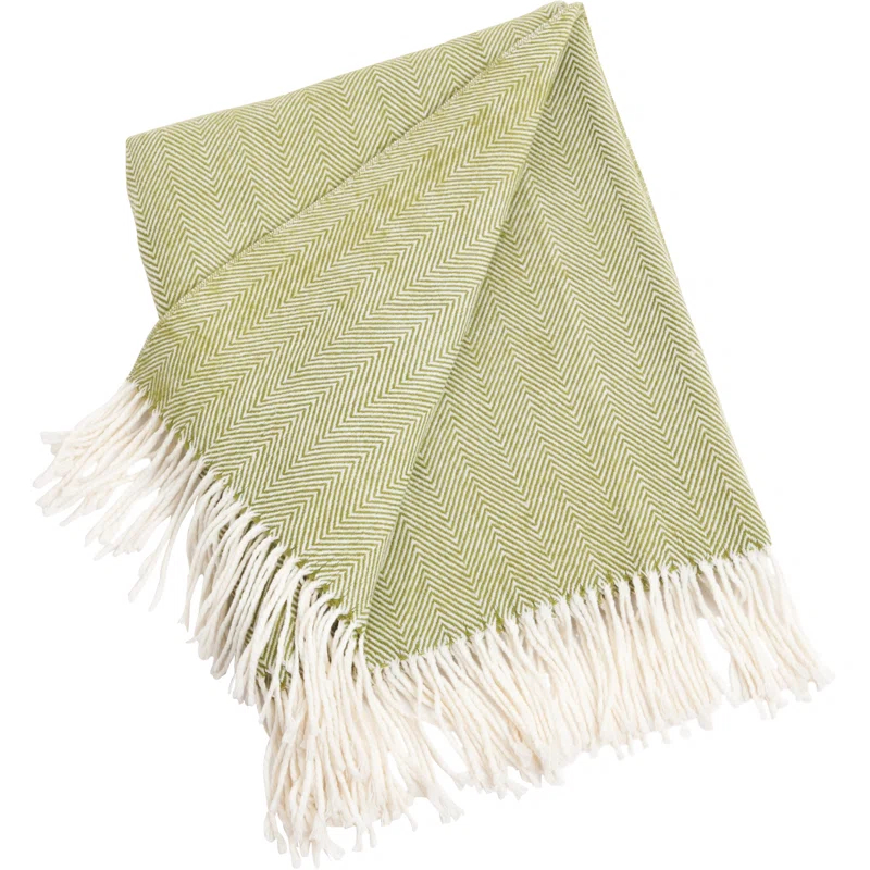 Saro Sevan Collection Hand Woven Throw Blanket