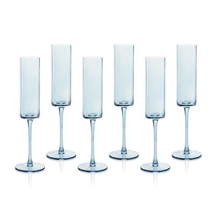 Bruce Champagne Flutes (Set of 6)