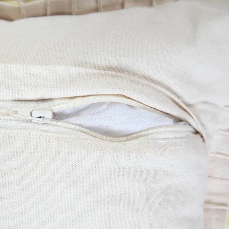 Contemporary Solid Stonewashed Handmade Cotton Throw Pillow Set