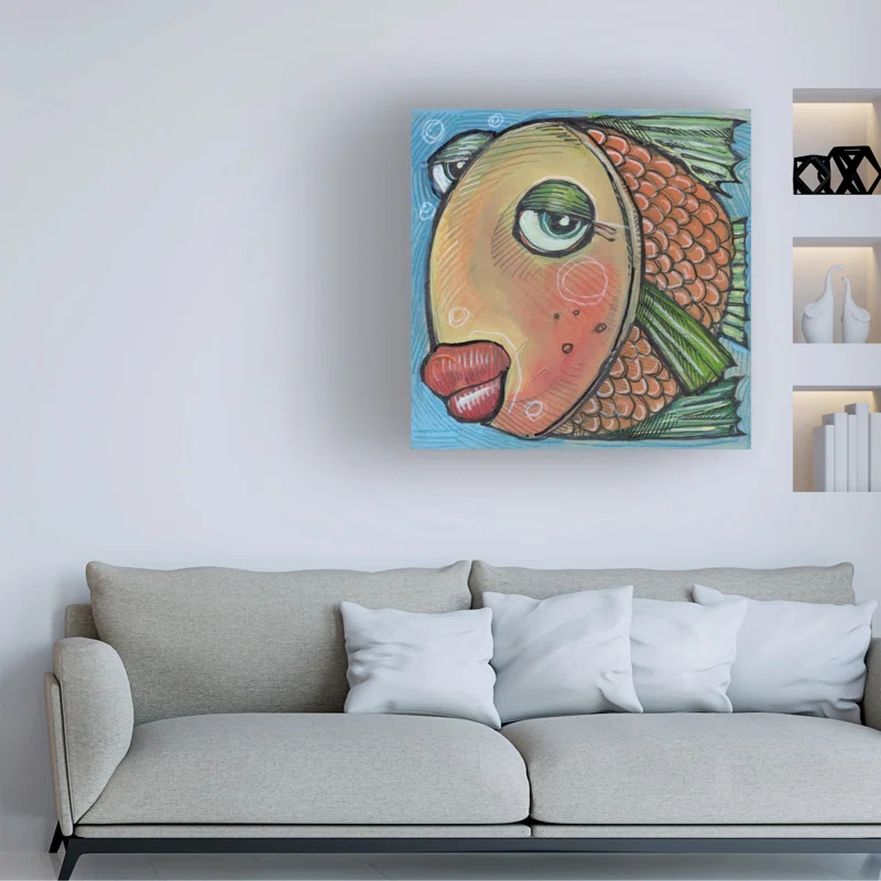 Trinx Fish 3 2019 " Fish 3 " by Tim Nyberg Painting Print