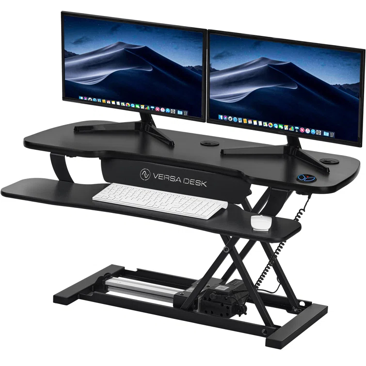 VERSADESK VersaDesk PowerPro Electric Height Adjustable Desk Converter w/ USB Charging Port