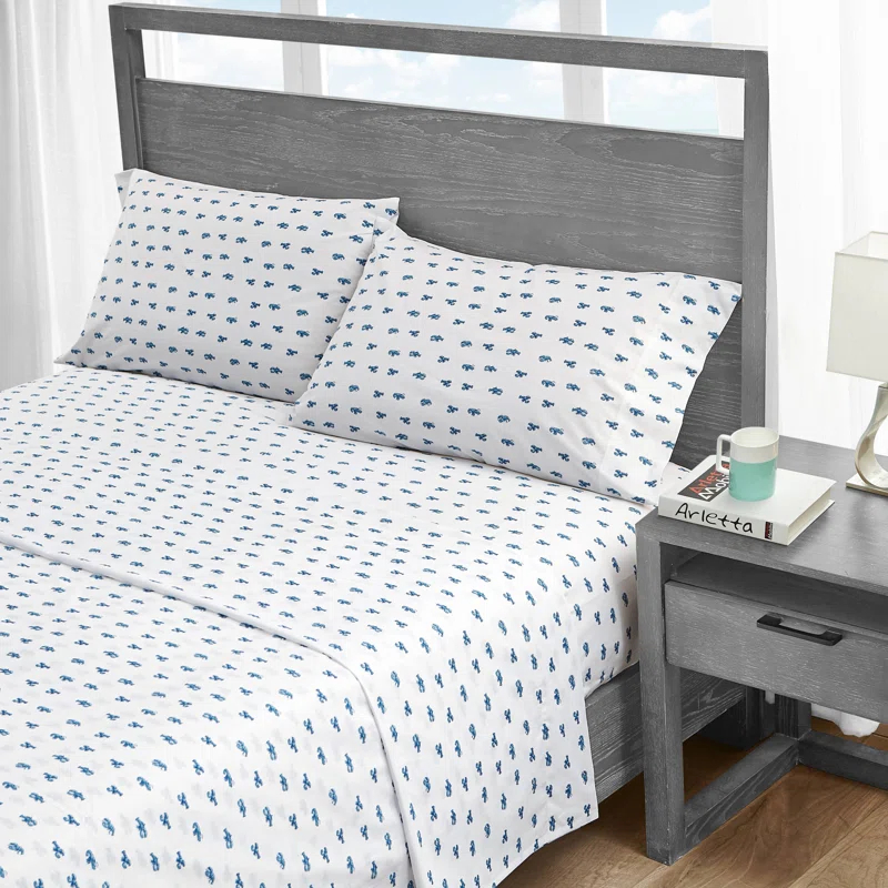 Nautica Nautica Printed Cotton Percale Sheet Sets