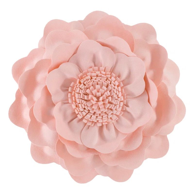 JWH 3D Floral Throw Pillow Floral Throw Pillow