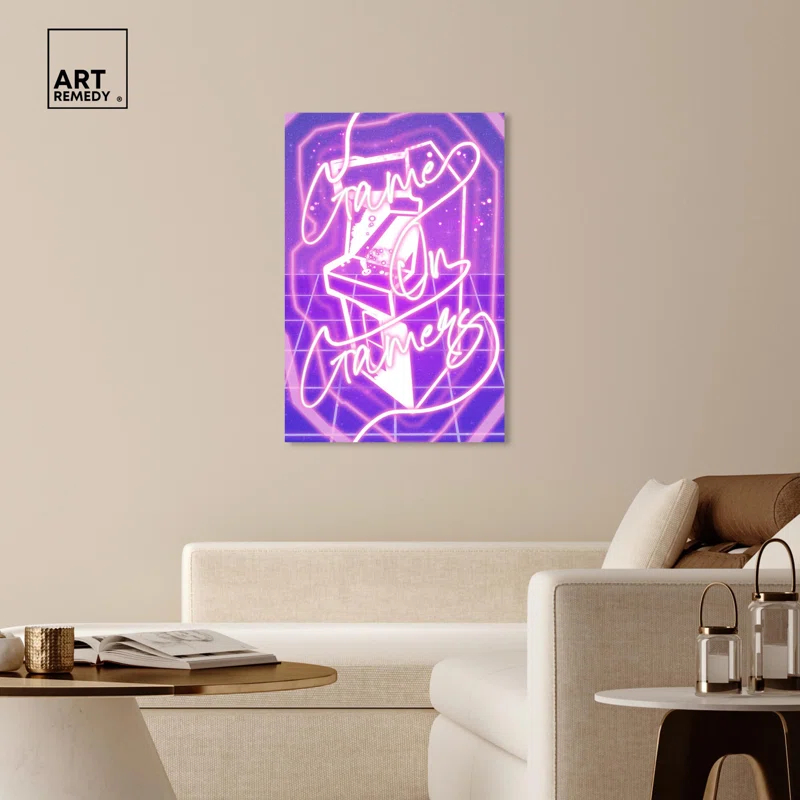 Art Remedy Game on Canvas Gamer Art Prints by Art Remedy