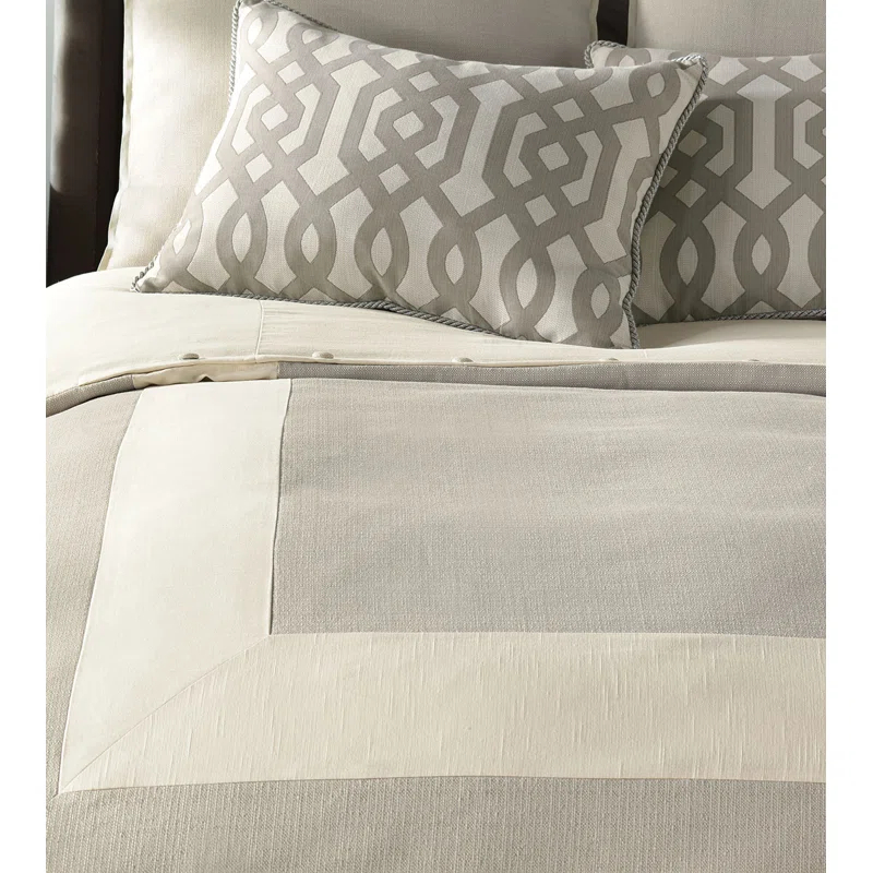 Eastern Accents Rayland Eclectic Cotton Blend Geometric Shapes Duvet Cover Set