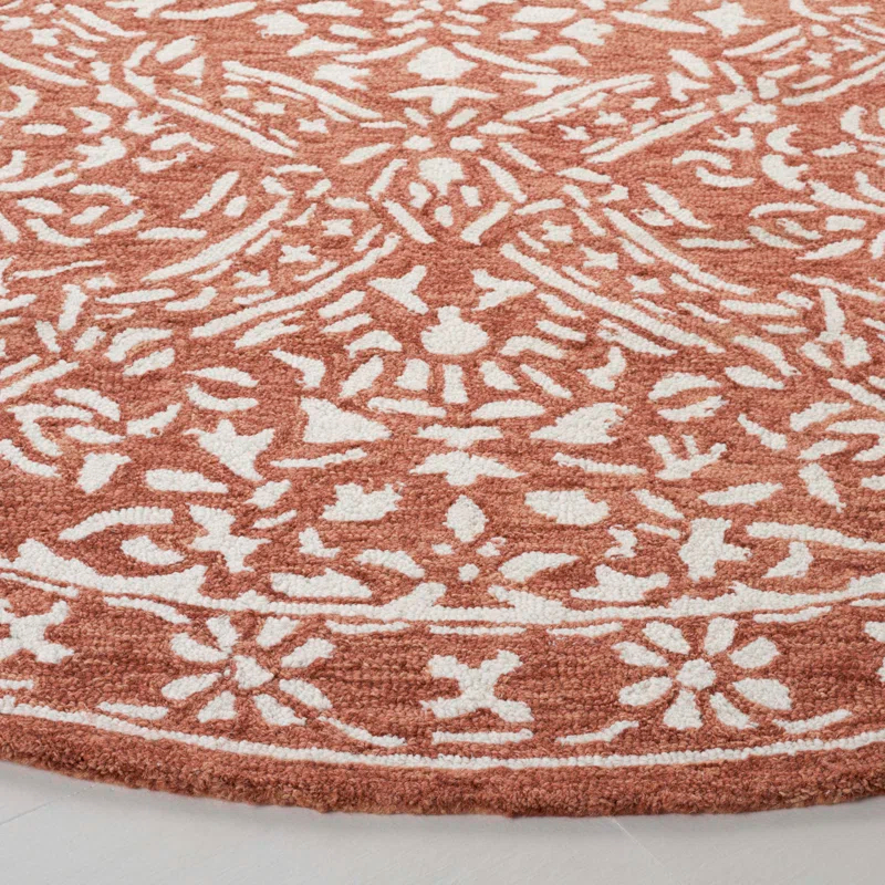 Olivier Lauren Ralph Lauren Hand Tufted Wool & Cotton Damask Rug