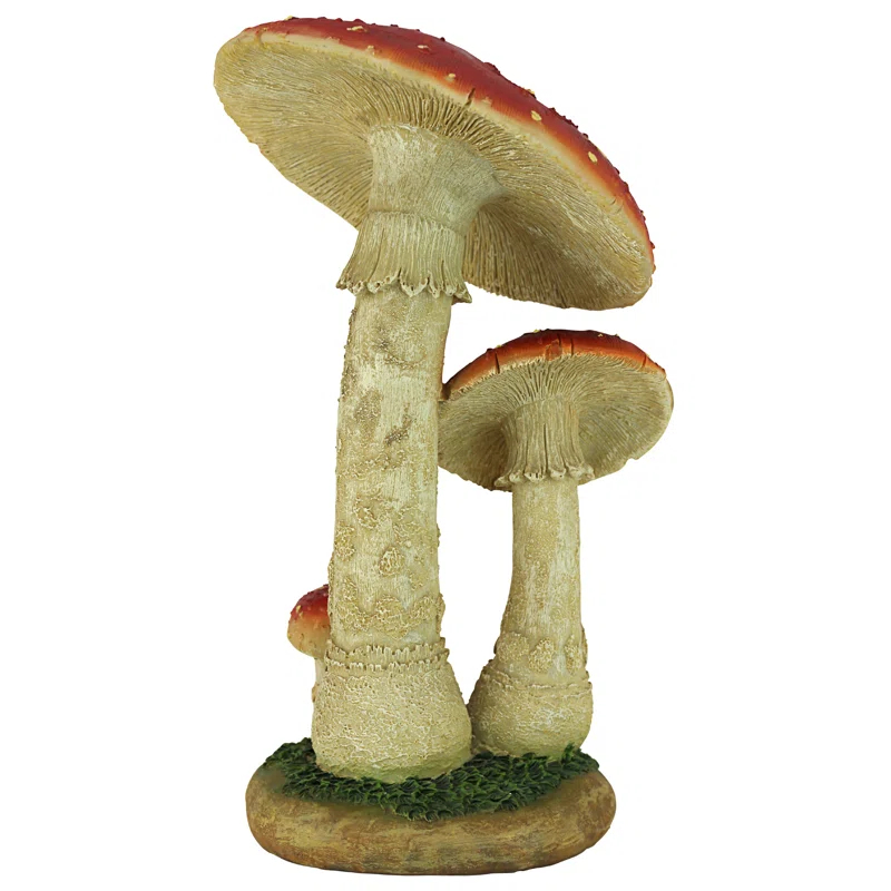 Design Toscano Mystic Forest Red Mushroom Statue