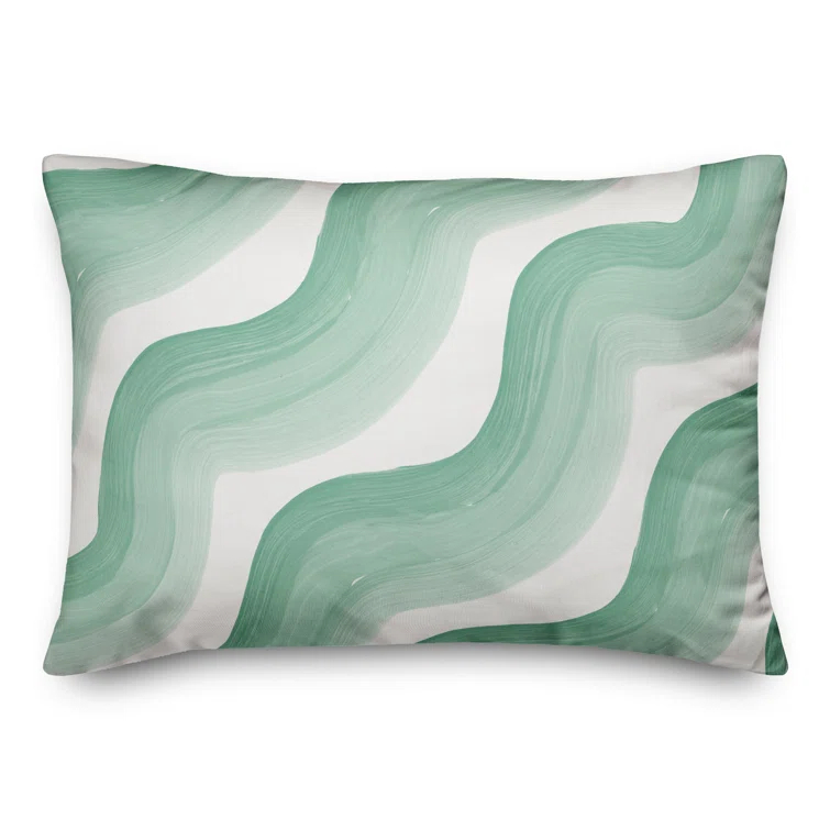 Designs Direct Creative Group Striped Indoor/Outdoor Reversible Throw Pillow