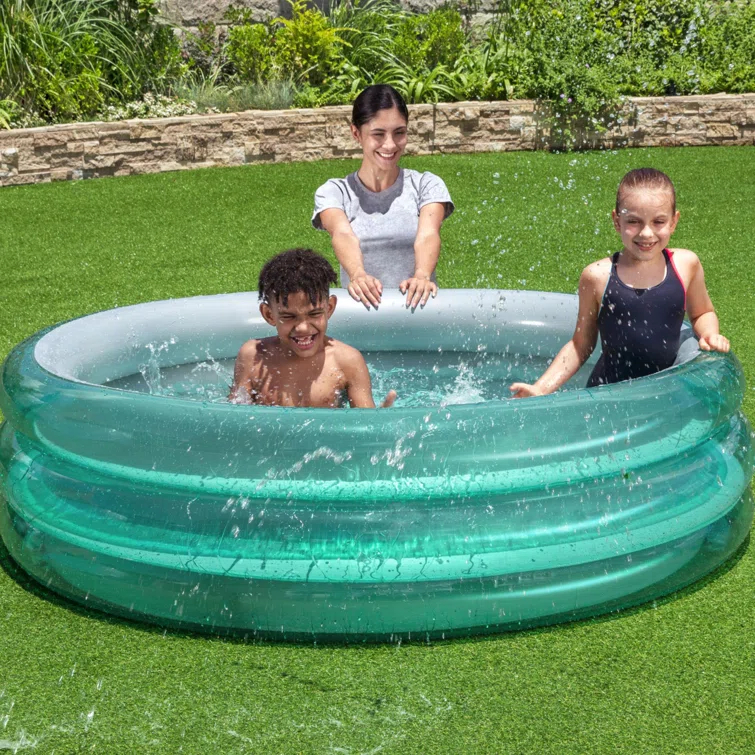 Bestway Plastic Round Kiddie Pool 20.87'' H x 66.93'' W x 66.93'' L