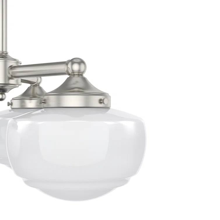 Hunter Fan Hunter Saddle Creek 3 Light Convertible Chandelier Ceiling Light Fixture
