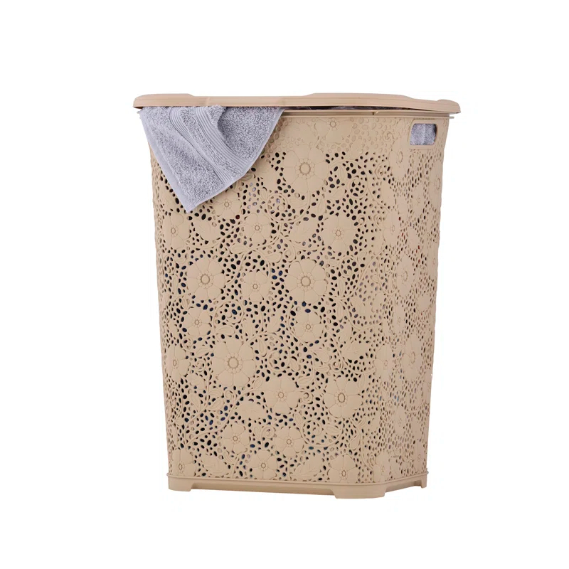 House of Hampton® Plastic Laundry Hamper with Handles