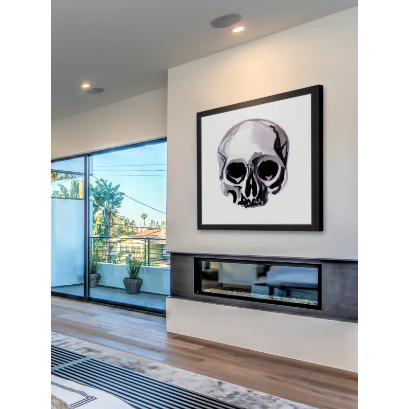 House of Hampton® " Watercolor Skull " by Molly Rosner