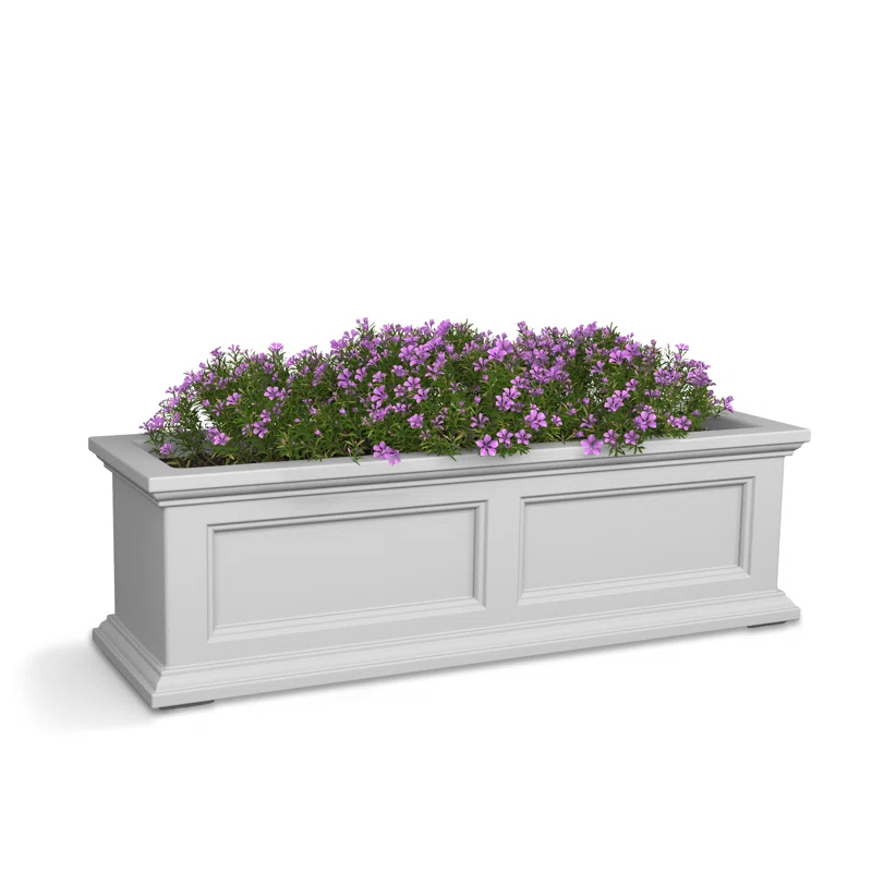 Mayne Inc. Anastasiya Resin Window Box Planter with Water Reservoir