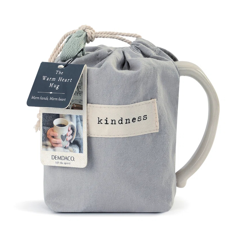 August Grove® Crow Kind Heart Coffee Mug