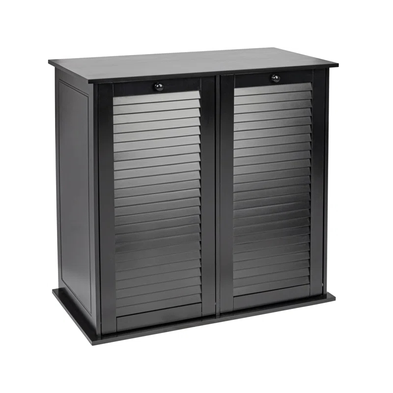 Tilt-out Cabinet Laundry Sorter with Shutter Front