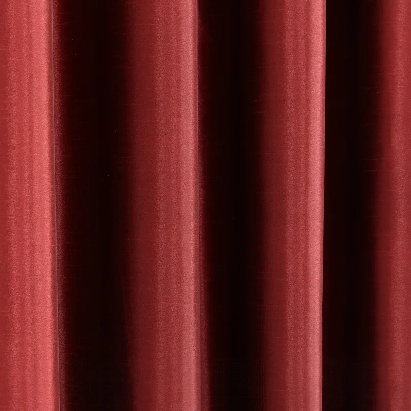 Lush Decor Solid Color Grommet Single Curtain Panel