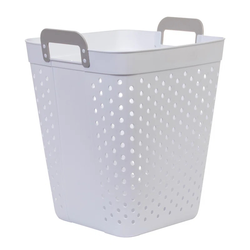 Plastic Laundry Hamper (Set of 2)
