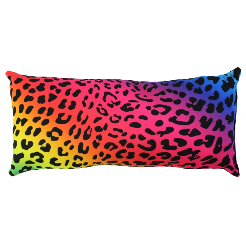 College Covers Animal Print Reversible Throw Pillow