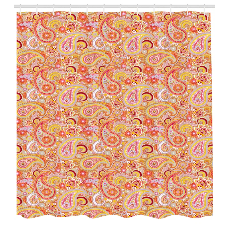 Ambesonne Shower Curtain with Hooks Included