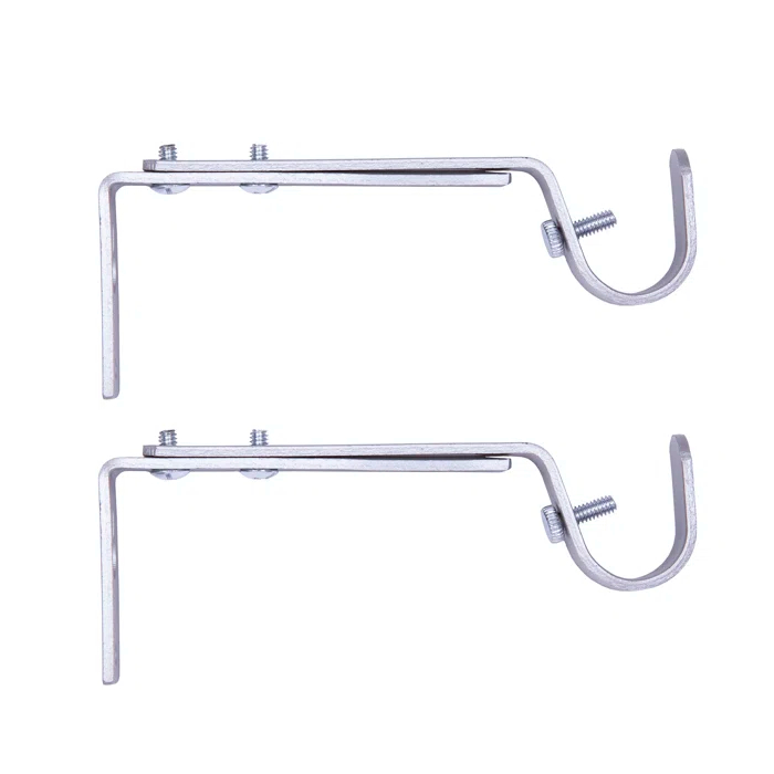 Kenney 3/4" Adjustable Brackets Curtain Rod Brackets