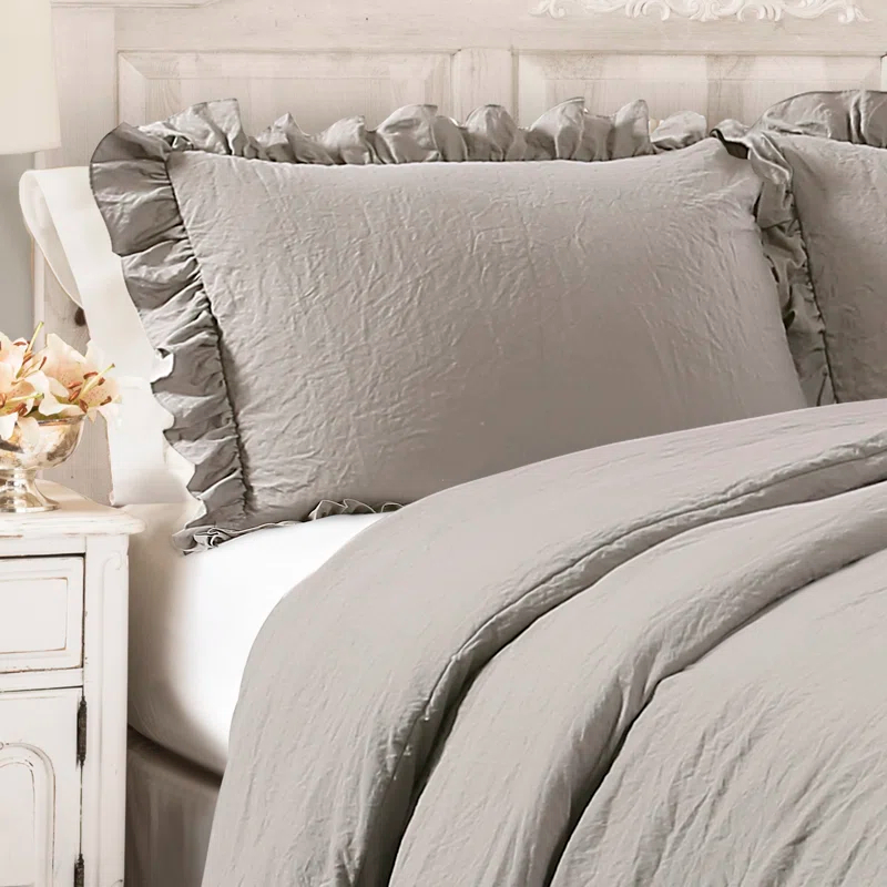 Lush Decor Reyna Microfiber 3 Piece Comforter Set