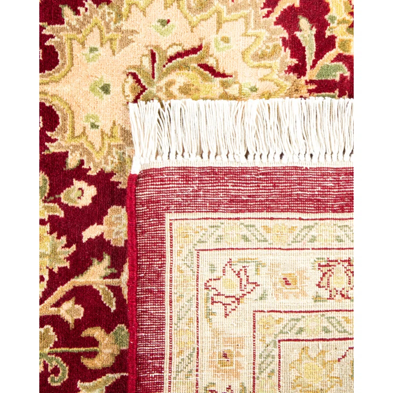 Veleria One-of-a-Kind 8' 1" X 10' 2" 2010s Wool Area Rug in Red