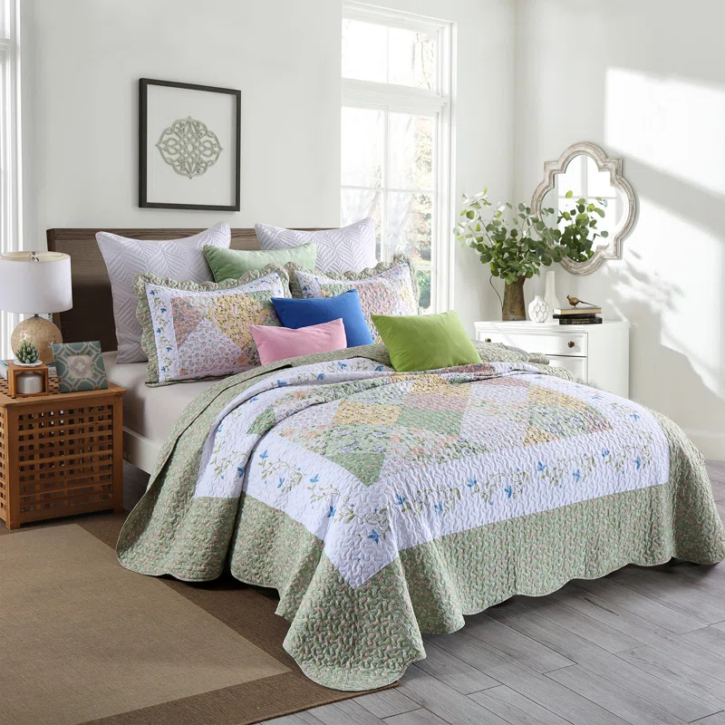MarCielo BYLily2022 Floral Quilt Set