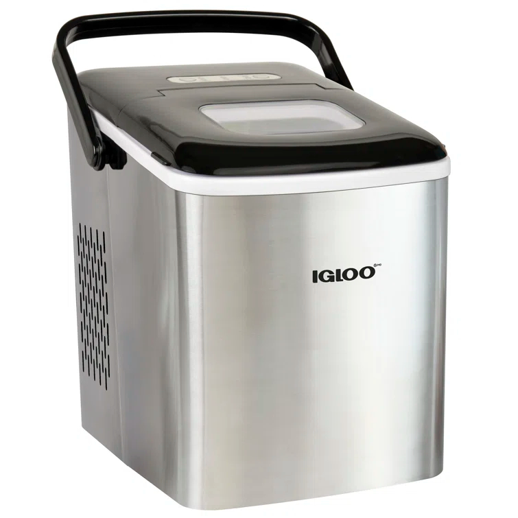 Igloo Igloo 26-Pound Automatic Self-Cleaning Portable Countertop Ice Maker Machine With Handle
