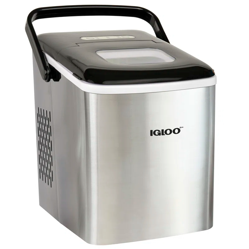Igloo Igloo 26-Pound Automatic Self-Cleaning Portable Countertop Ice Maker Machine With Handle
