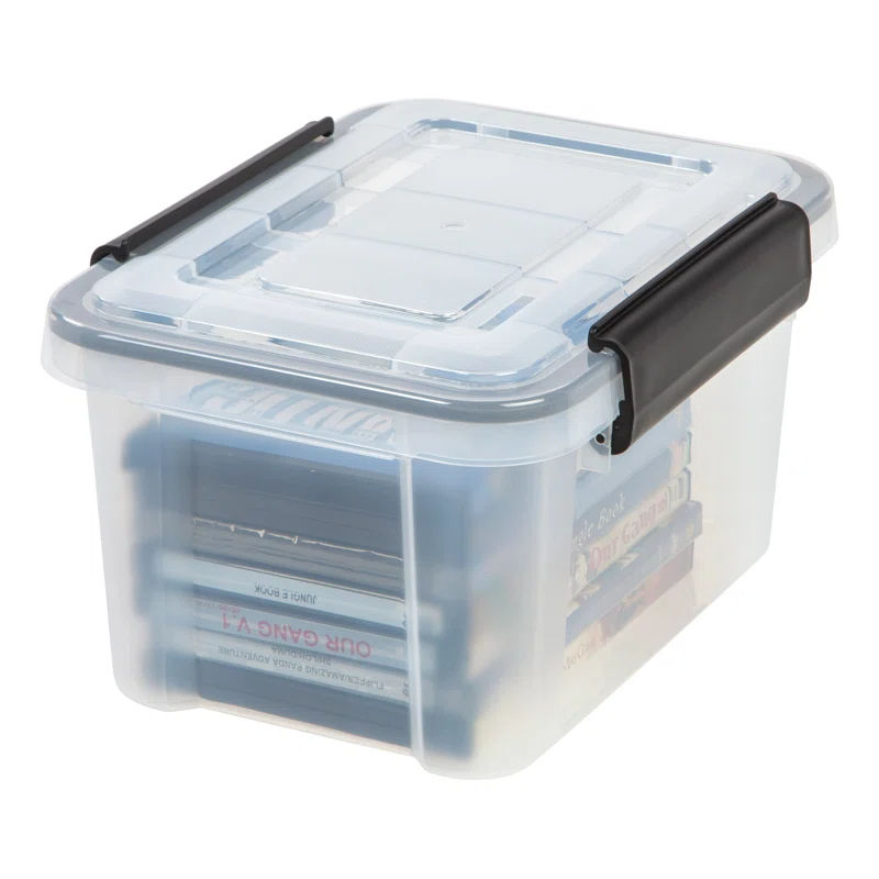 IRIS USA, Inc. 6.5 Qt./2 Gal. Weatherproof Storage Tote