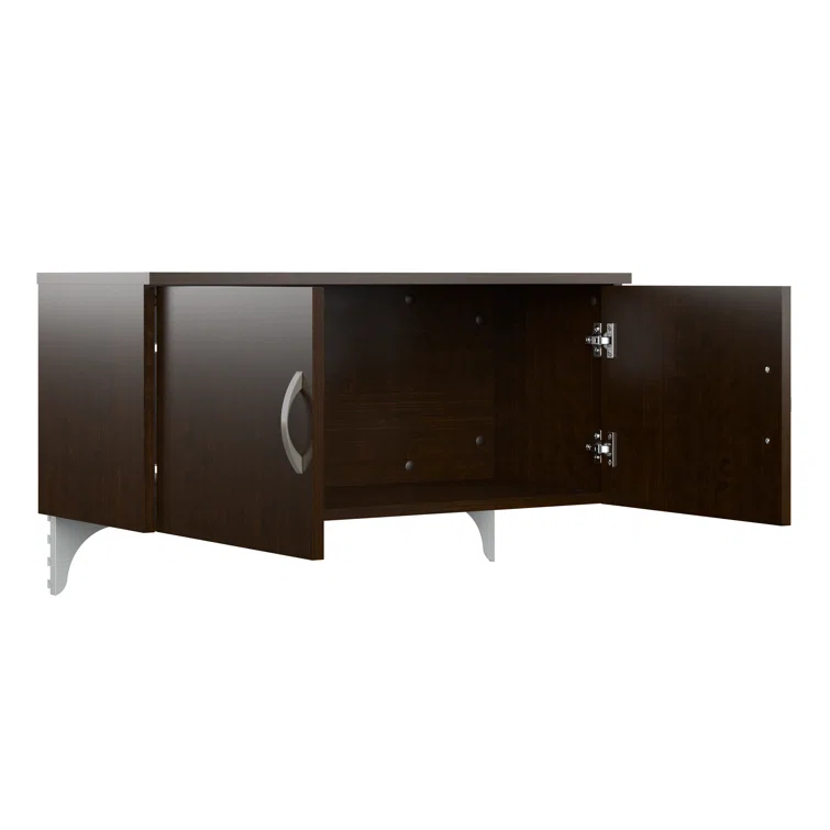 Bush Business Furniture Bush Business Furniture Office in an Hour 2 Person L Shaped Cubicle Desks with Storage, Drawers, and Organizers