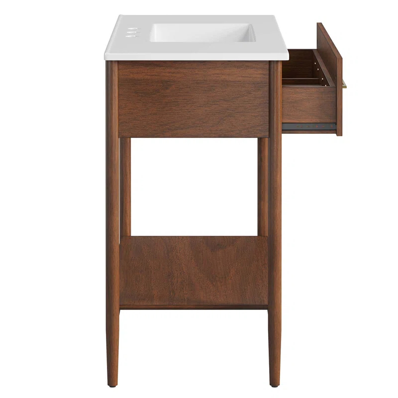 Modway Modway Zaire 36'' Single Bathroom Vanity with Ceramic Top