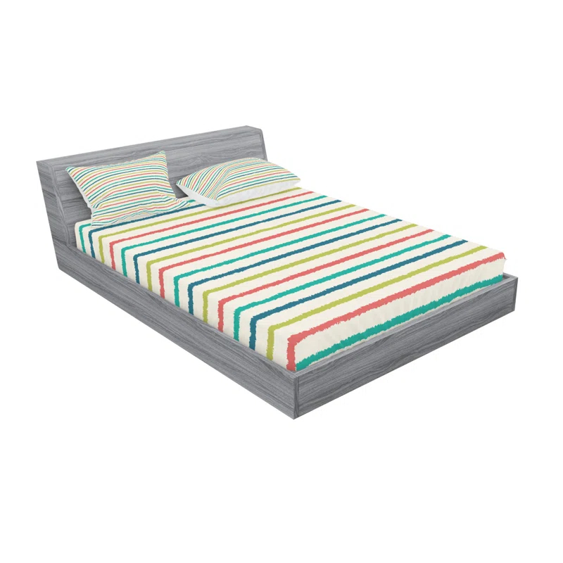 Ambesonne Microfiber Abstract Sheet Set