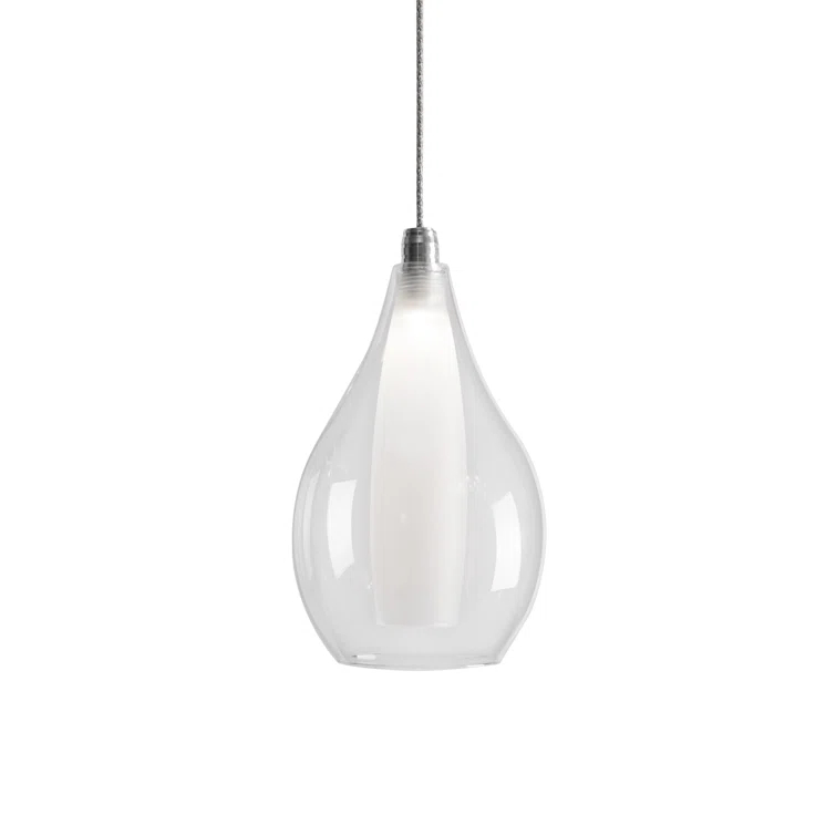 Victoria 1 - Light Chrome LED Single Pendant