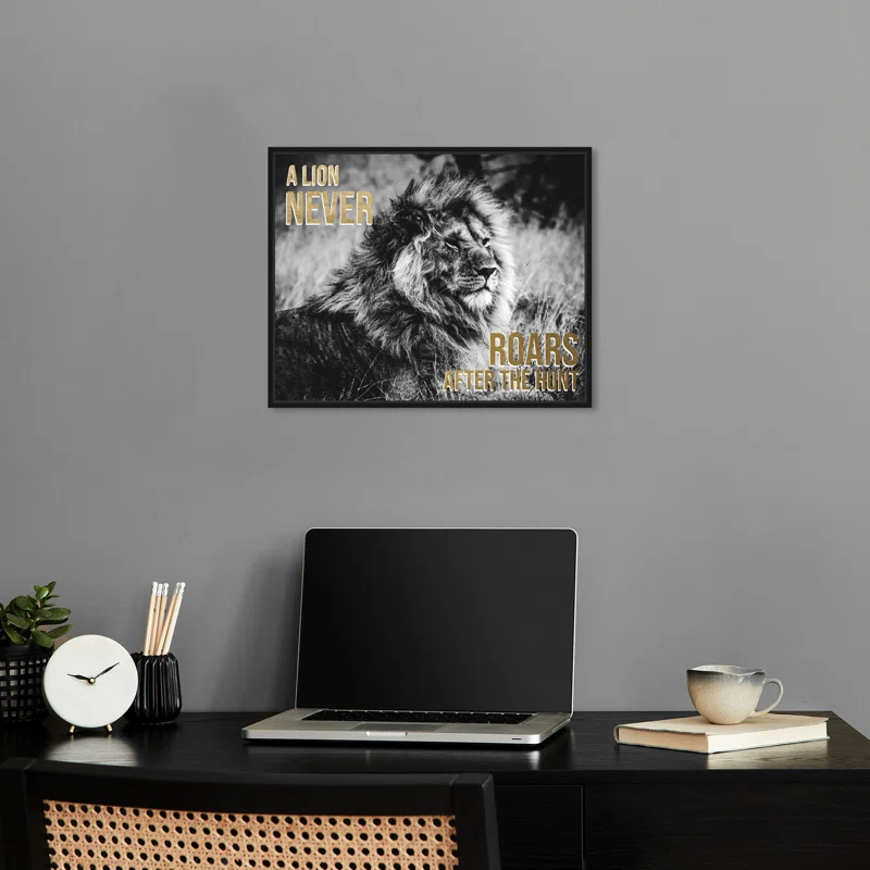 Notori Art Success Is Silent Canvas Motivational Quotes Print By Notoriart
