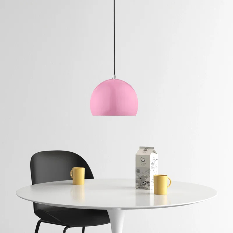Schultz Single Light Metal Dimmable Pendant
