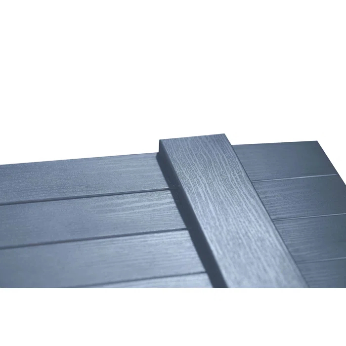 Alpha Shutters Four Board and Batten Closed Vinyl Shutters Pair (Set of 2)
