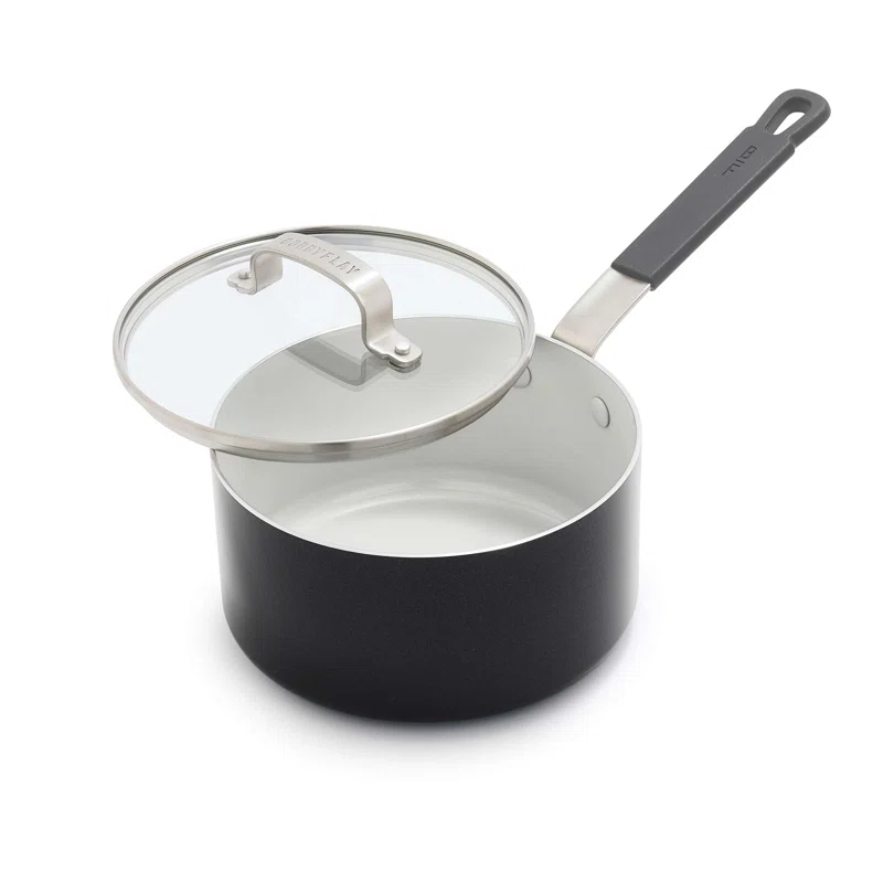 GreenPan Bobby Flay by GreenPan Professional Grade Ceramic Nonstick 2.53QT Saucepan with Lid