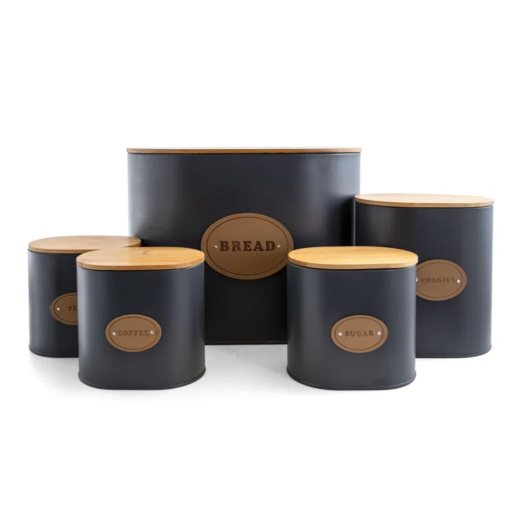 Gracie Oaks 1.25 qt. Kitchen Canister Set & Reviews | Wayfair