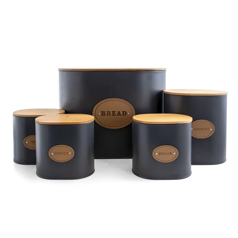Gracie Oaks 1.25 qt. Kitchen Canister Set & Reviews | Wayfair