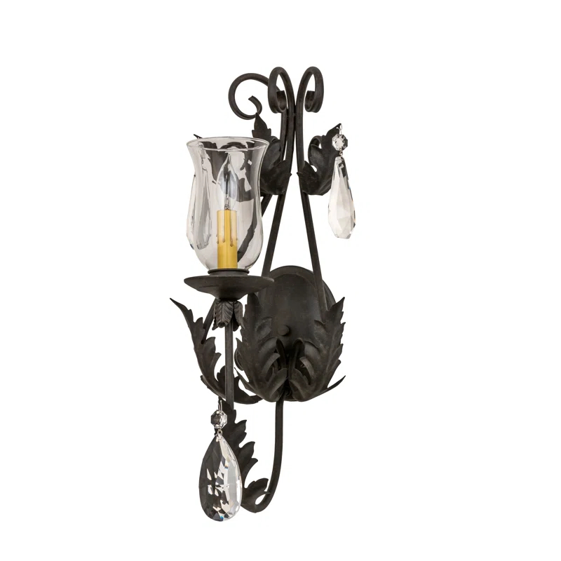 2nd Ave Lighting French Elegance Steel Armed Sconce