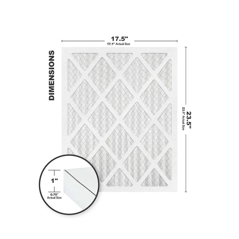 Accumulair Universal Air Filter for Air Conditioner (Set of 4)