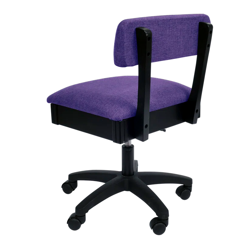 Adjustable Height Hydraulic Sewing Chair with Under Seat Storage by Arrow Classic Sewing Furniture