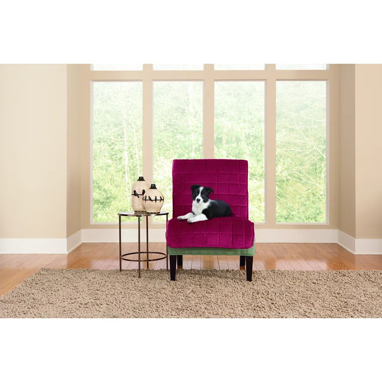 Sure Fit Deluxe Box Cushion Armchair Slipcover